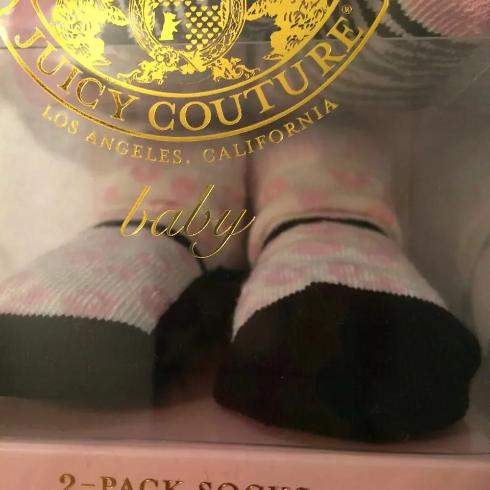 NWT Juicy Couture Infant Socks